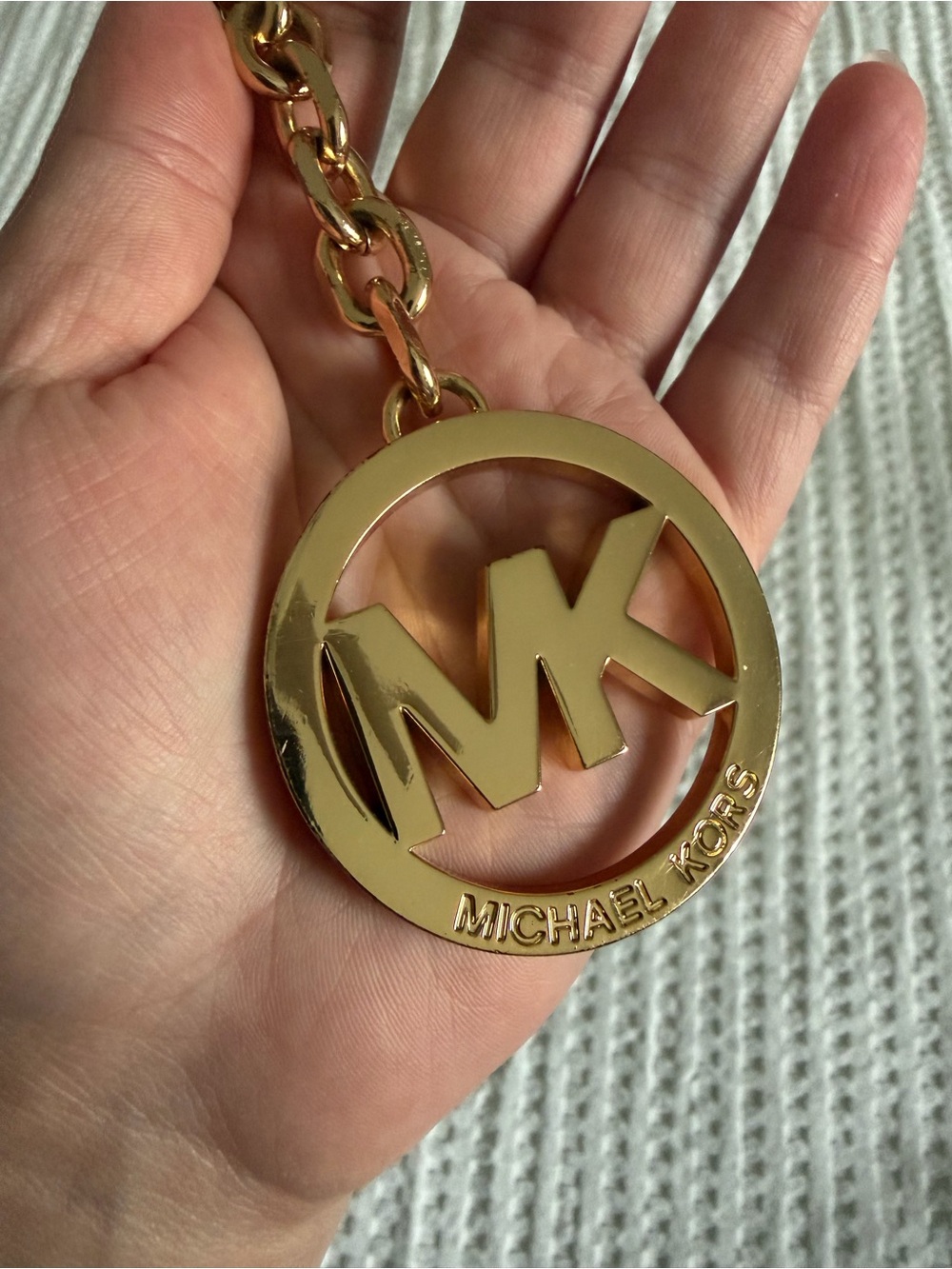 Gold Michael Kors Key Chain - Picture 2 of 4